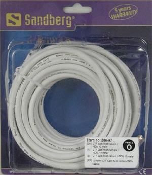 Immagine prodotto Sandberg Cavo di rete UTP Cat6 10 m (U/UTP, CAT6, 10 m)