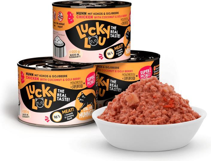 Actual product image Lucky Lou Cat wet food (Adult, 1 pcs., 245 g)