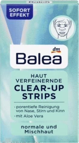 Actual product image dm Balea Facestrips Clear-up Skin Refining (Blackhead remover)