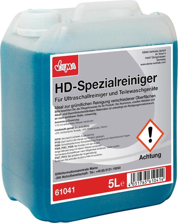 Image du produit Dema Concentré de nettoyage pour nettoyeur à ultrasons 5l