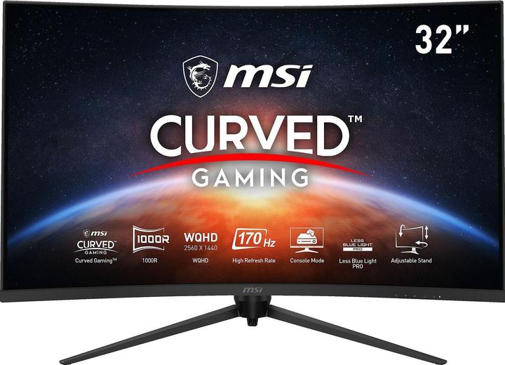Produktbild MSI Optix G321CQPDE E2 (2560 x 1440 Pixel, 31.50")