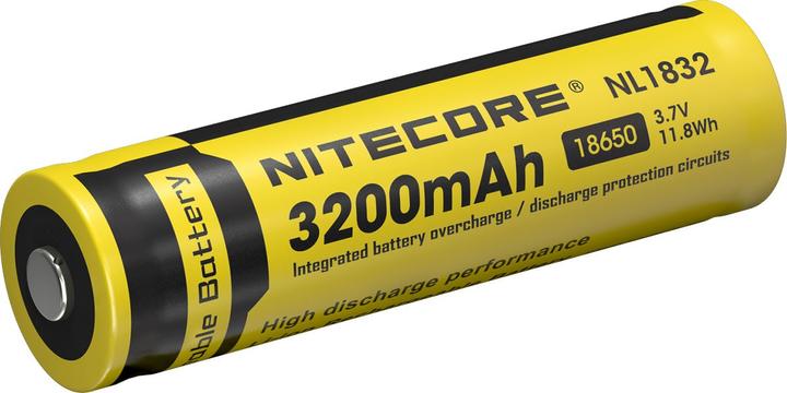 Produktbild Nitecore Li-Ion Akku Typ 18650 - 3200mAh - NL1832 (1 Stk., 18650, 3200 mAh)
