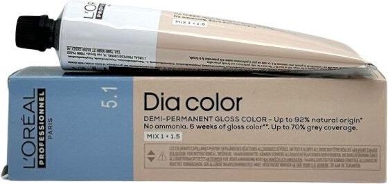 Produktbild L'Oréal Paris Loreal DIA Color 5,1 Hellbraun Asch 60 ml (5.1 - Hellkastanienbraun aschgrau)