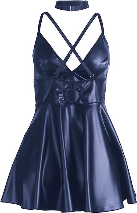 Actual product image Subblime - 955427 DRESS WITH BLUE LEATHER STRAPS L/XL (XL)