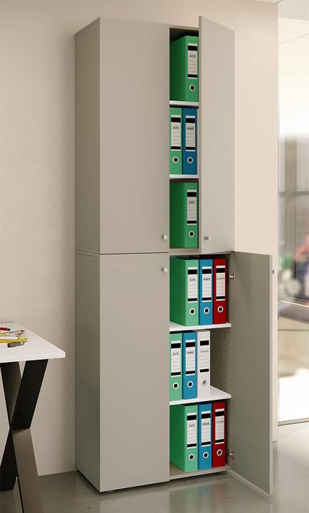 Produktbild VCM Büroschrank Aktenschrank Lona 6fach (70 x 40 x 220 cm)