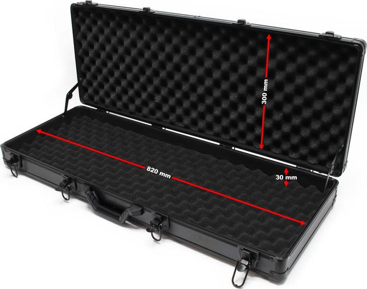 Produktbild Wiltec Waffenkoffer verschliessbar 84x34,5x11,7cm Gewehrkoffer Pistolenkoffer