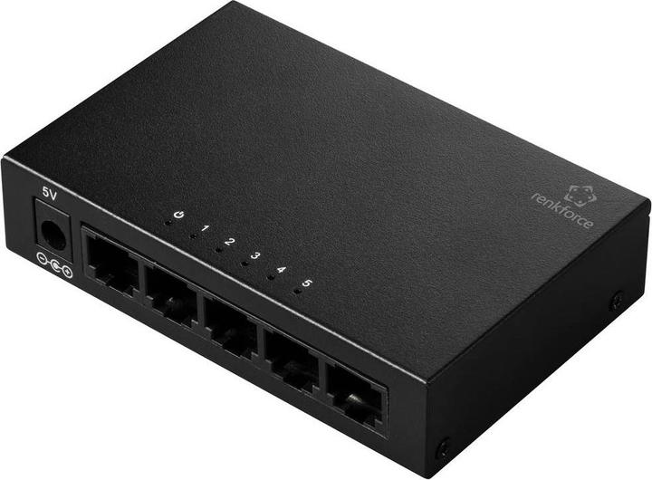Renkforce RF-6385004 Netwerkswitch RJ45 5 poort 1 GBit/s (5 Havens)