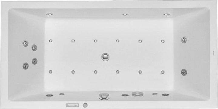 Duravit Rechteck-Whirlwanne STARCK 252 l 180x90 we 2 RS Combi-System E