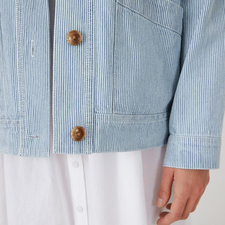 Actual product image La Redoute Collections Worker jacket with button fastening (S)