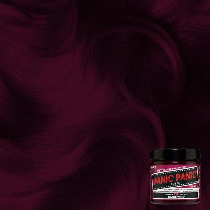 Image du produit Manic Panic Classic High Voltage Divine Wine Semi-Permanent Hair Color 118ml (Vin divin)