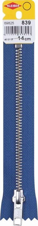 Kleiber Reiáverschluss, Metall, L„nge: 140 mm, jeansblau (14 cm)