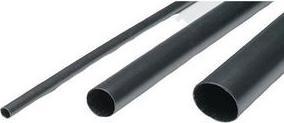 Actual product image RND Electronics Heat shrink tubing ethylene vinyl acetate, 6... 28mm, Black, 1.2m