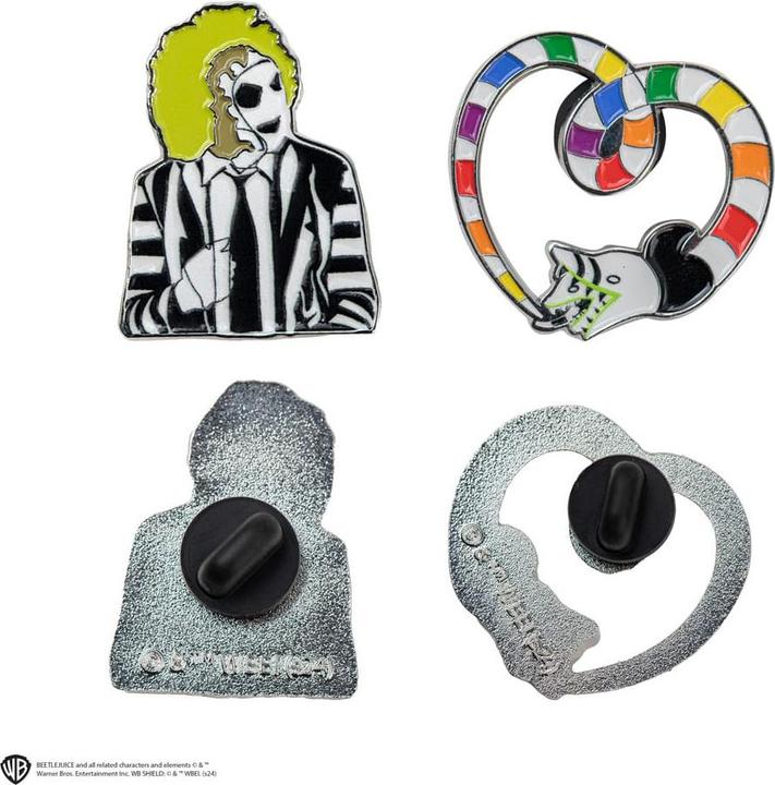 Cinereplicas Beetlejuice Ansteck-Pins 2er-Pack Sandworm