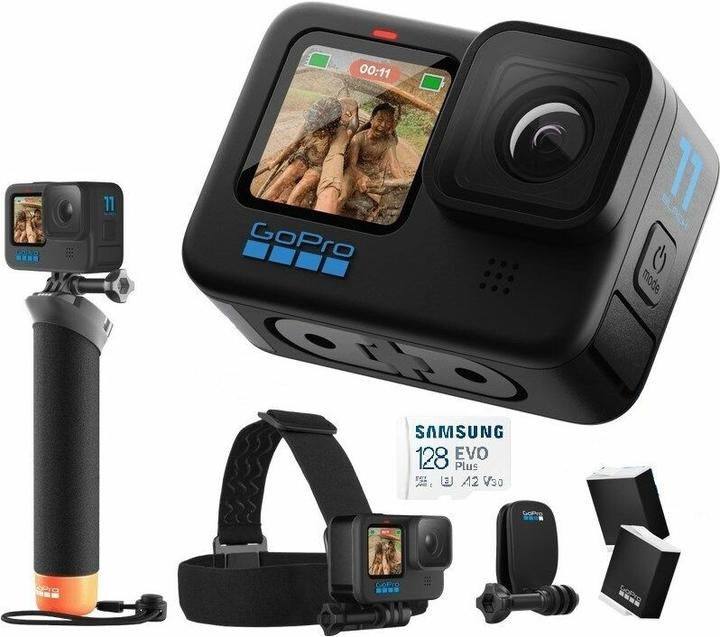 Produktbild GoPro HERO11 Black - Accessory Hard Bundle (inkl. 128 GB MicroSDXH-Karte) (60p, 5.3K, WLAN, Bluetooth)