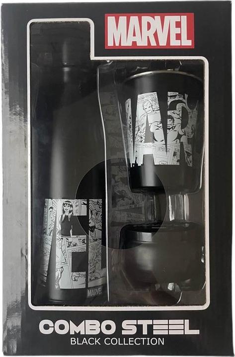 Actual product image Lyo Marvel Combo Steel Black Edition Logo