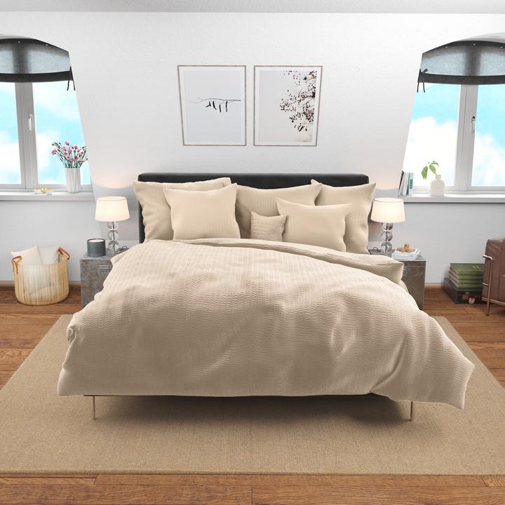 Image du produit Lotus Bettwaren Satin seersucker (Housse de couette, 200 x 210 cm)