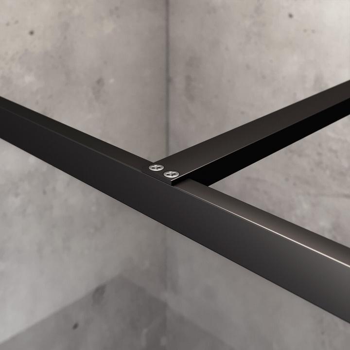 Produktbild SONNI Porte de douche 100 x 200 cm 8 mm Clearwave EasyClean Nano sur un c?t Porte de douche en verre (120 cm, 100 cm, 200 cm)