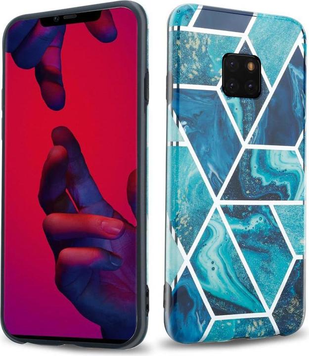 Image du produit Cadorabo Couverture IMD TPU Marbre coloré (Mate 20 Pro)