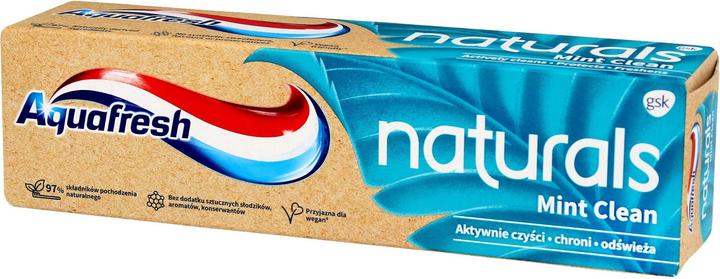 Aquafresh Naturals Mint Clean pasta do zębów z fluorkiem 75ml (75 ml)