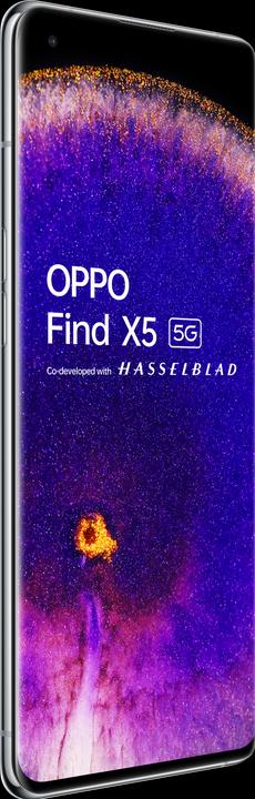 Image du produit OPPO Find X5 (256 Go, Blanc, 6.55", SIM + eSIM, 50 Mpx, 5G)