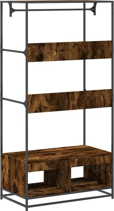 Produktbild VidaXL Kleiderständer Räuchereiche 90x50x180 cm Holzwerkstoff