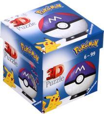 Actual product image Ravensburger 3D Puzzle 11564 - Puzzle Ball Pokémon Pokéballs - Master Ball - 54 (54 pieces)