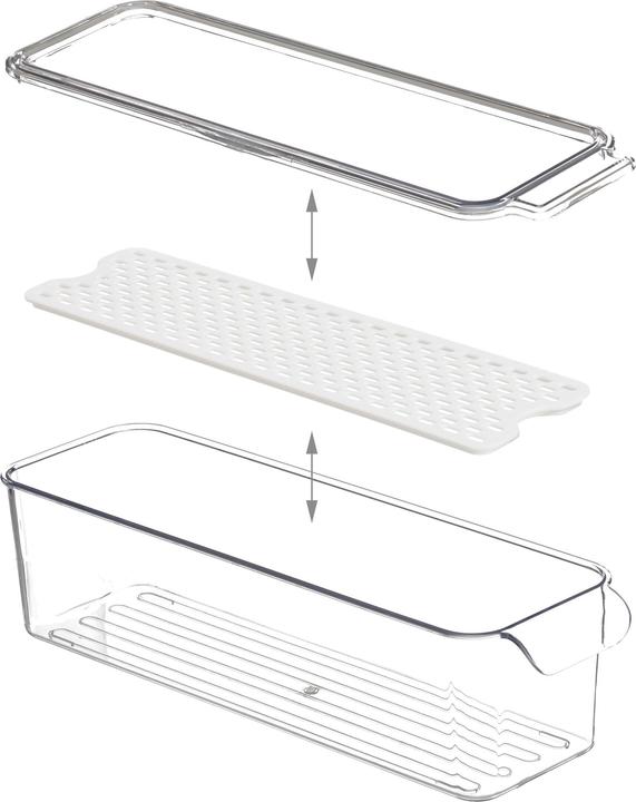 Actual product image Relaxdays 3pcs Fridge Organiser