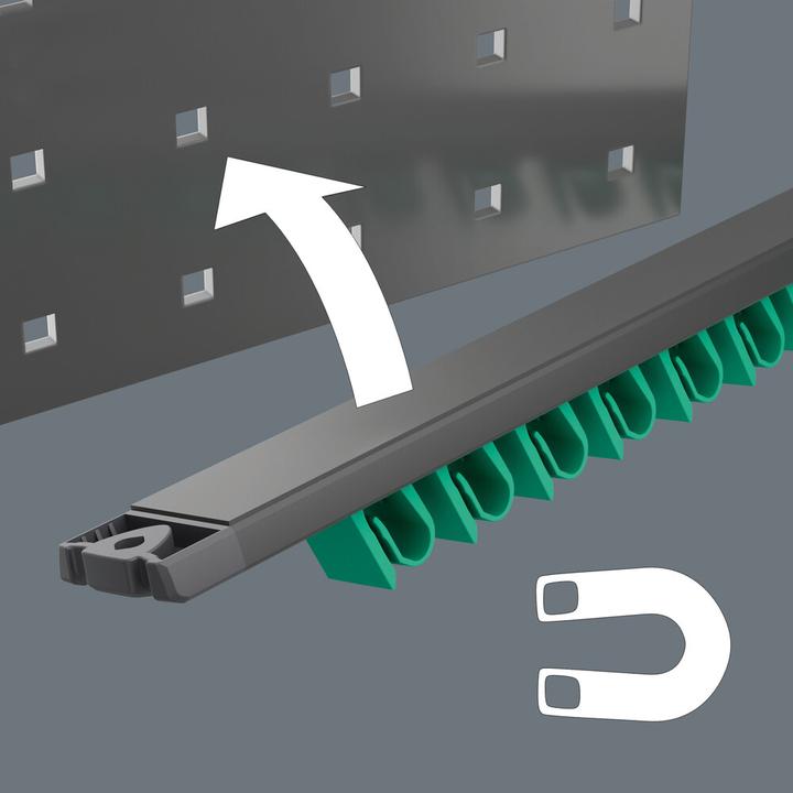 Actual product image Wera 9631 Magnetic rail 6000 Joker 2 (19 mm, 10 mm, 17 mm, 13 mm)