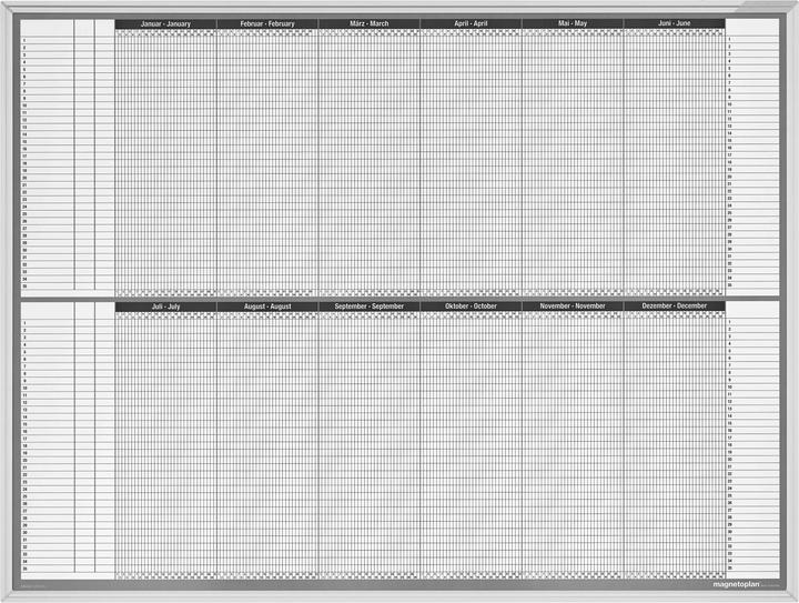 Actual product image Magnetoplan Personnel and project planner (121.5 x 91.5 cm)