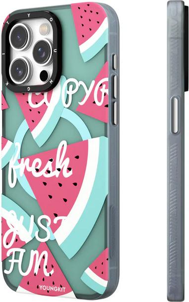 Produktbild Youngkit Hülle Summer Fruit-Themed Case mit Magsafe Wassermelon (Apple iPhone 15)