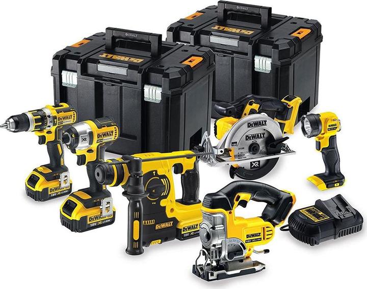 Actual product image DeWalt 18V XR 6 Kit TSTAK