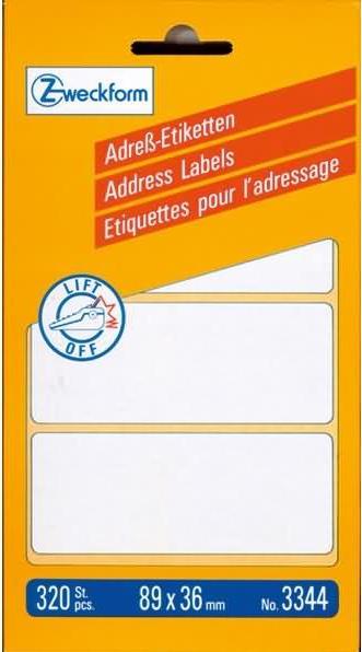 Actual product image Avery Address labels