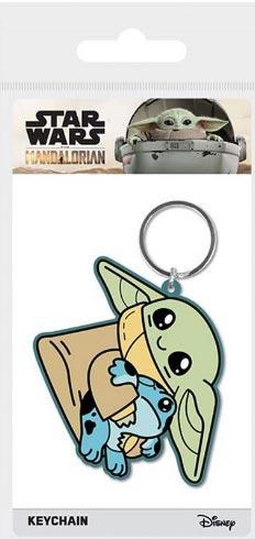 Actual product image Pyramid THE MANDALORIAN - Grougu's Little Friend - Porte-Clés Caoutchouc