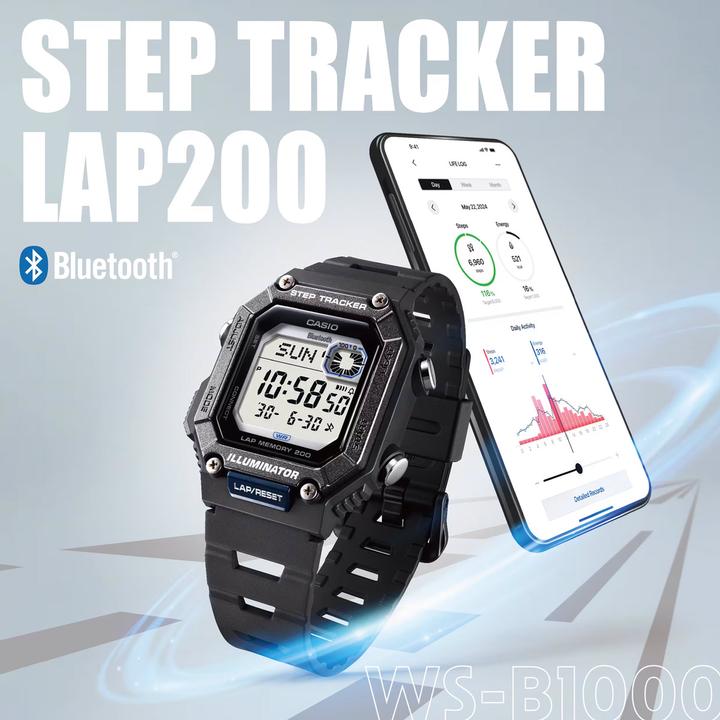 Produktbild Casio WS-B1000-1AVEF (Chronograph, 41 mm)
