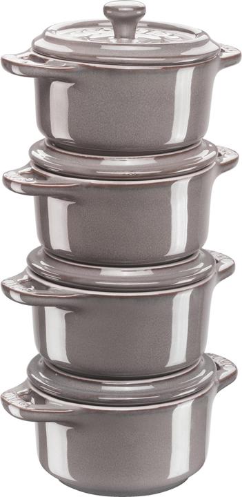 Image du produit Zwilling Ceramique Cocotte Set, 4 pcs | ronde | céramique | An (Ensemble de casseroles et de poêles de cuisson, Acier)