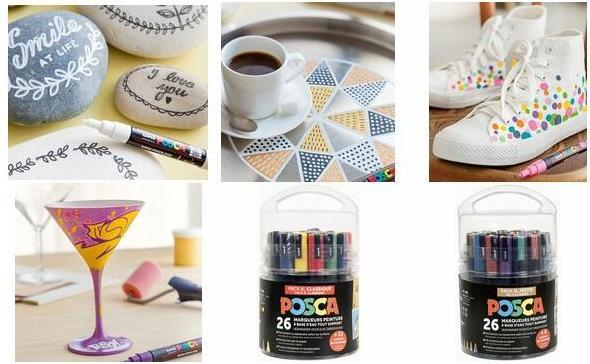 Posca Marker "Pack XL Classique", 26er Set (Mehrfarbig, 26 x)