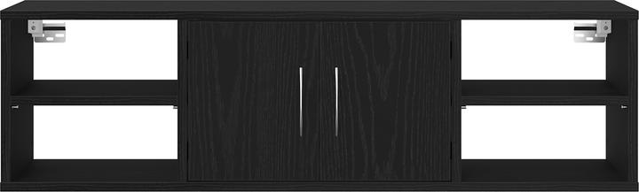 Produktbild VidaXL Wandregal Schwarze Eiche 140x41x75 cm Holzwerkstoff (102 x 30 x 29 cm)