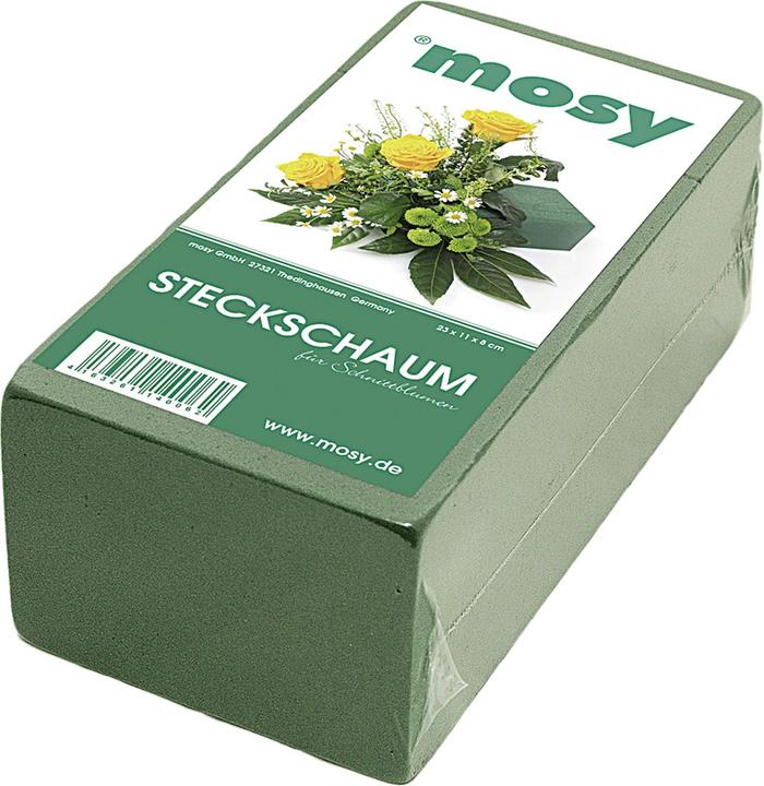 Actual product image Mosy Plug foam brick for wet floral arrangements 8x11x23cm