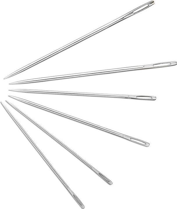 Produktbild Prym Nähnadel Taifun lang, silber Nr. 1, 1.00 x 48 mm, Köcher 25 Stk., Stahl