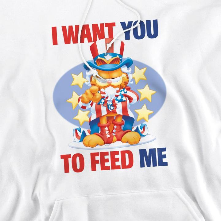 Immagine prodotto Garfield I Want You Felpa con Cappuccio Uomo (L)