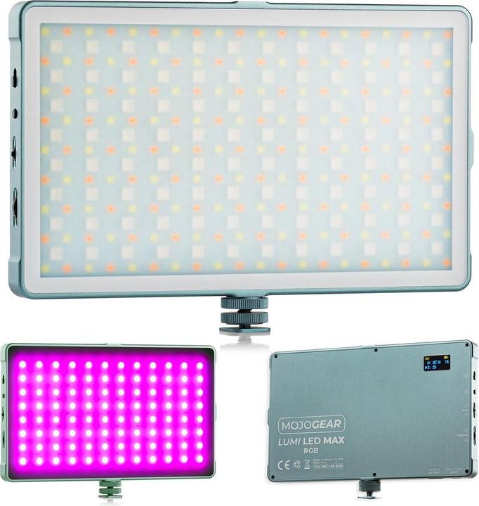 Actual product image Mojogear Lumi LED Max 18.5W - RGB (MG-L06-RGB) (Studio light)
