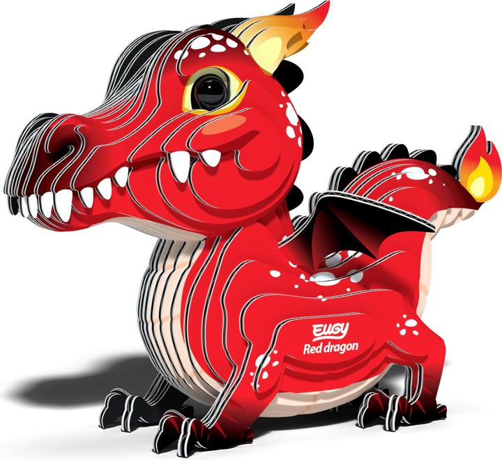 Image du produit Eugy Roter Drache Eco 3D-Puzzle (1 pièces)