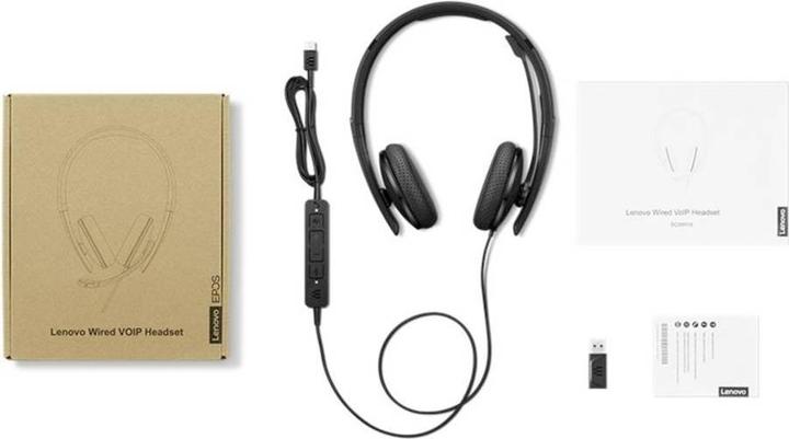Produktbild Lenovo Audio bo Wired Voip Hs Teams (Kabelgebunden, USB-C)