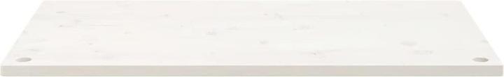 Image du produit VidaXL Schreibtischplatte Weiss 110x55x2,5 cm Massivholz Kiefer (110 x 55 x 2,5 cm)