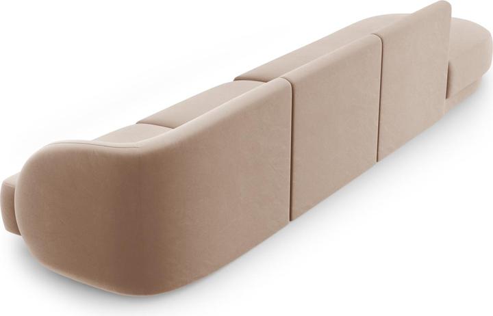 Actual product image Micadoni Boucle Left Sofa, "Miley", 4 Seats, 323x90x70Made in Europe (2 person sofa, 3-seater, 4-seater)