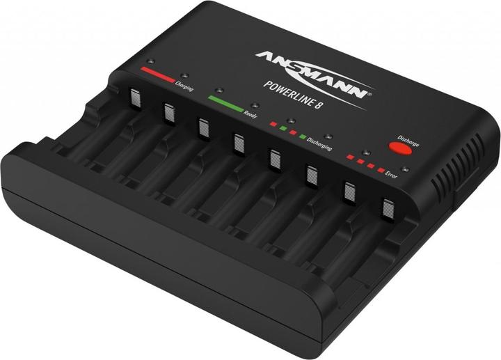 Immagine prodotto Ansmann Caricatore Powerline 8 per 1-8 batterie AA / AAA (AA, AAA)