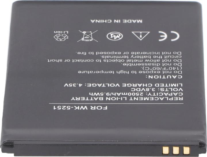 Immagine prodotto Wiko Akku Pulp FAB 3G, Pulp FAB 4G Akku 5251 (Accumulatore di carica elettrica, Wiko Pulp Fab)