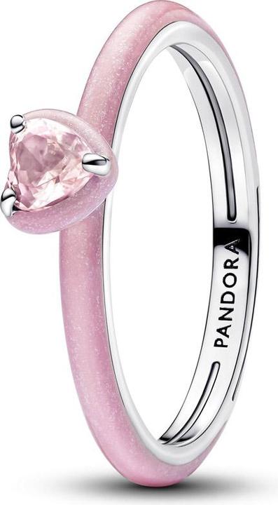Pandora ME Rosafarbenes Chakra Herz Ring