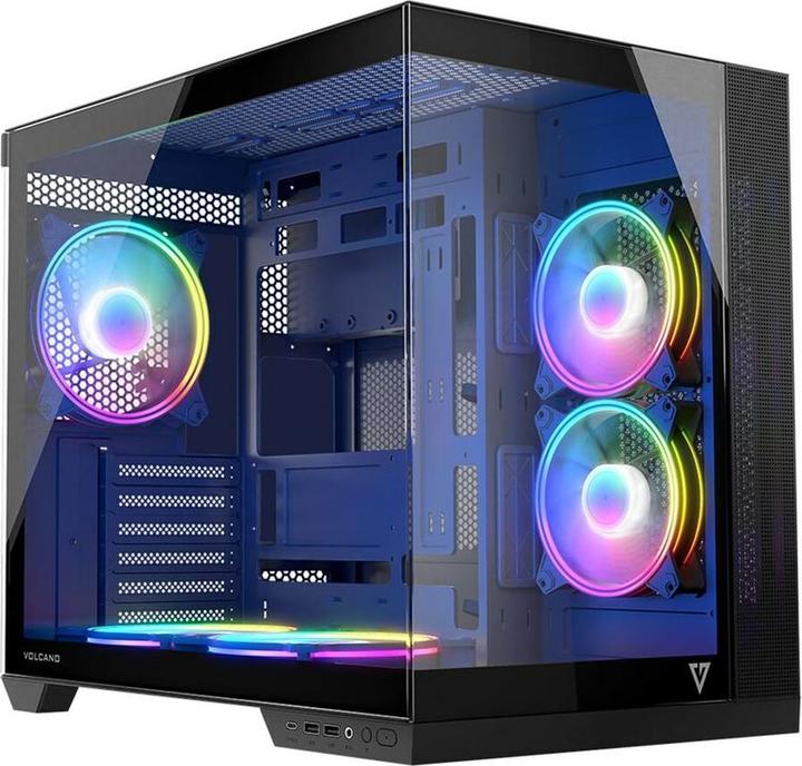 Image du produit Modecom Obudowa Volcano Panorama Apex ARGB 5F czarna (AT-PANORAMA-5F-ARGB-10-000000-0002) (mATX, ITX, ATX)