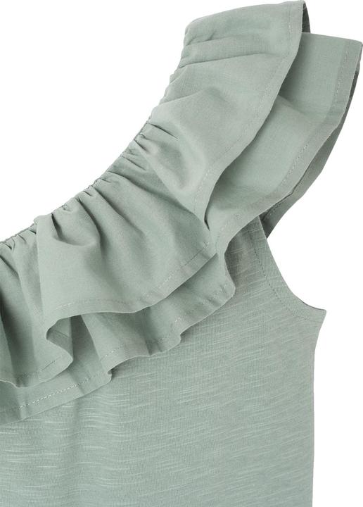 Produktbild Vertbaudet Asymmetrisches Mädchen Volant-Top (116)